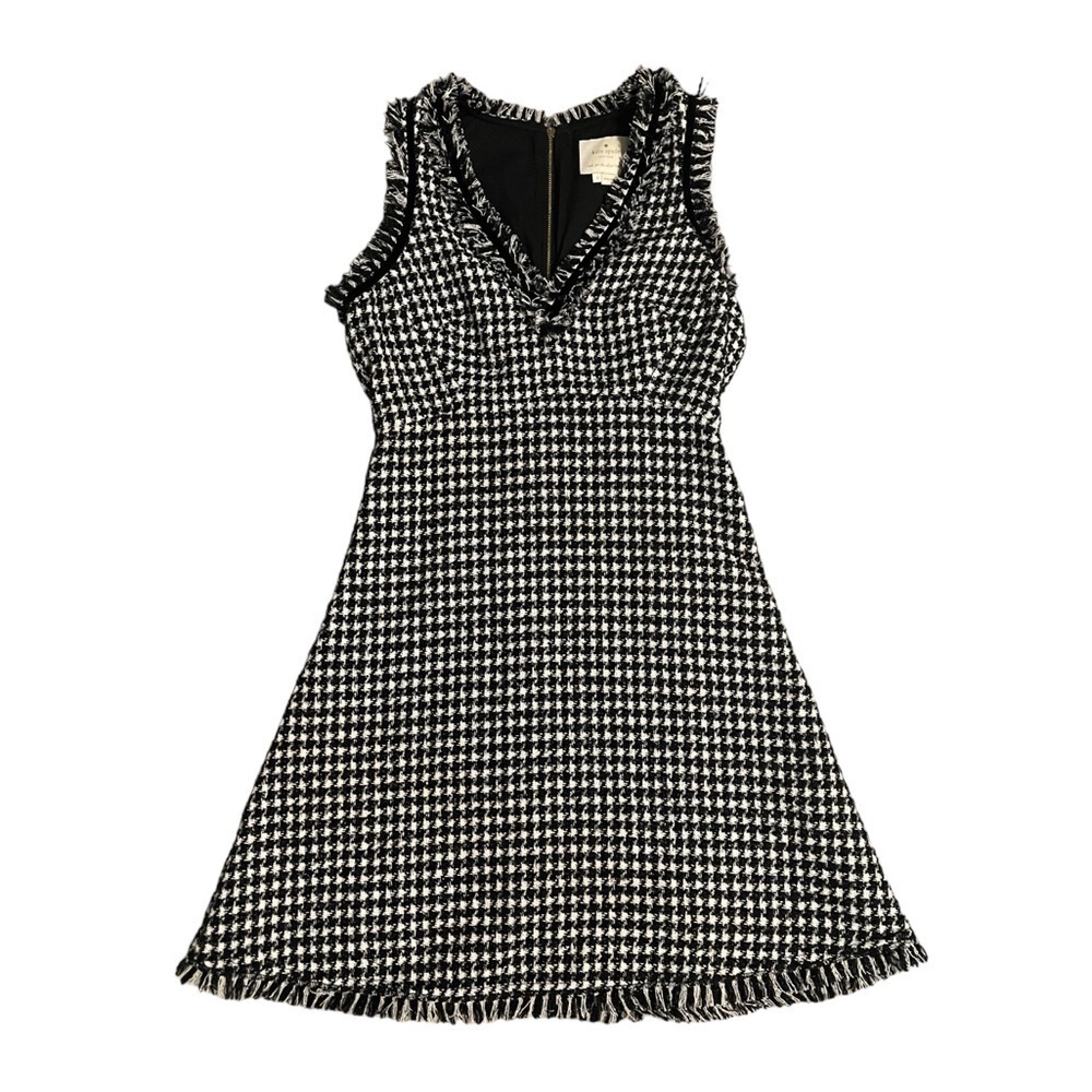 Kate Spade Dashing Beauty Houndstooth Tweed Dress
Color: Black & Cream | Size: 2